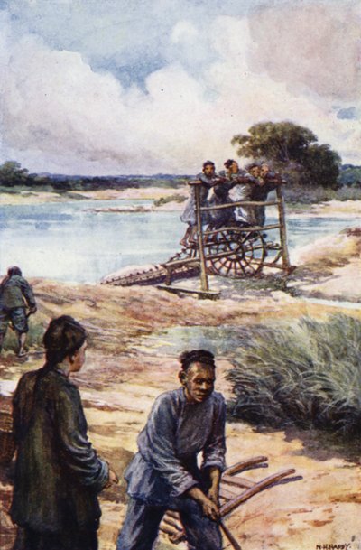 China: Een waterrad door Norman Hardy