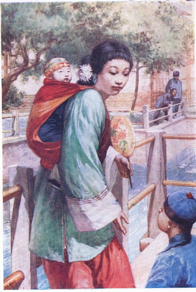 Chinese kinderen ca. 1900 door Norman Hardy