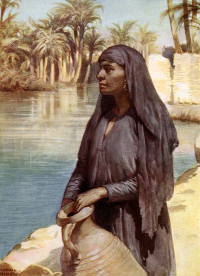 Egyptische Vrouw door Norman Hardy