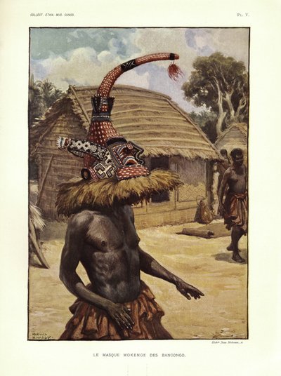 Le Masque mokenge des Bangongo, illustratie uit 
