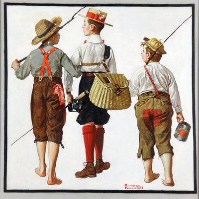 Visreis, Ze komen volgende week terug door Norman Rockwell