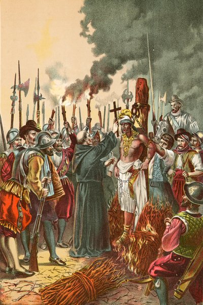 Verbranding van de Inca door North American