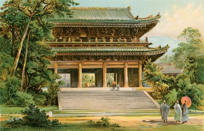Cultuur van de Aziatische Mongoloïden: Japanse tempel door North American
