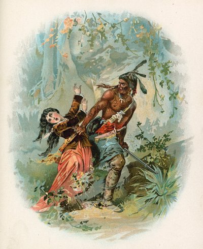 Illustratie voor Laatste der Mohikanen door North American