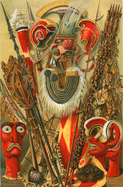 Polynesische cultuur: Wapens en ontwerpen door North American