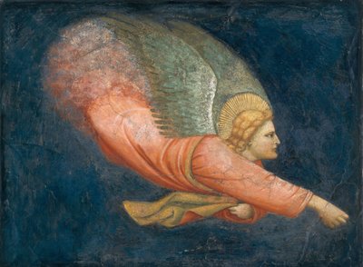 Twee engelen door North Italian Painter