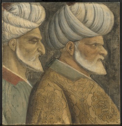 Sinan de Jood en Haireddin Barbarossa, ca. 1535 door Northern Italian School