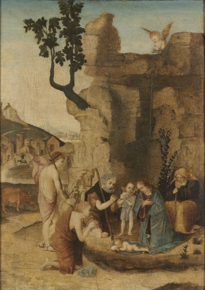 Aanbidding der Herders door Northern Italy, late 15th early 16th Century