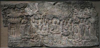 Westers Paradijs, Handan, Hebei Provincie, 550-577 door Northern Qi Dynasty Chinese Scool
