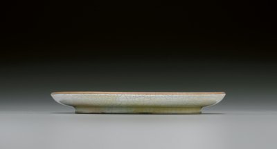 Zeldzaam Ruyao gerecht door Northern Song Dynasty Chinese School