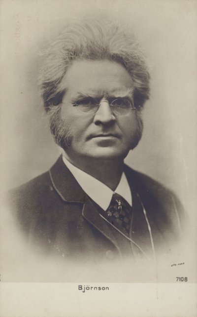 Bjornstjerne Bjornson (1832-1910), Noorse Nobelprijswinnende schrijver door Norwegian Photographer