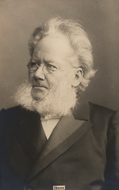 Henrik Ibsen, Noorse toneelschrijver en dichter door Norwegian Photographer