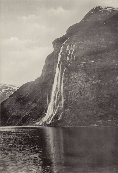 De Zeven Zusters (Waterval) Geiranger door Norwegian Photographer