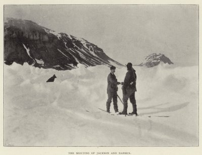 De ontmoeting van Jackson en Nansen door Norwegian Photographer