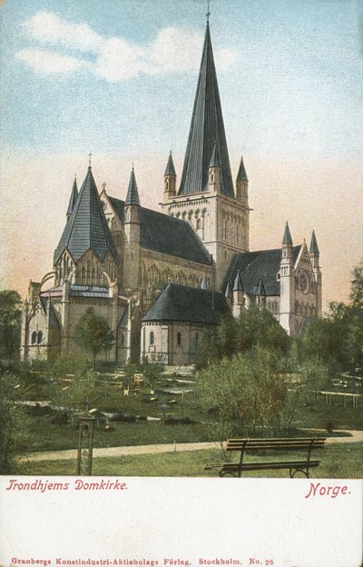 Kathedraal van Trondheim, Noorwegen door Norwegian Photographer