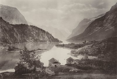 Uitzicht op het Loenmeer, Nordfjord door Norwegian Photographer