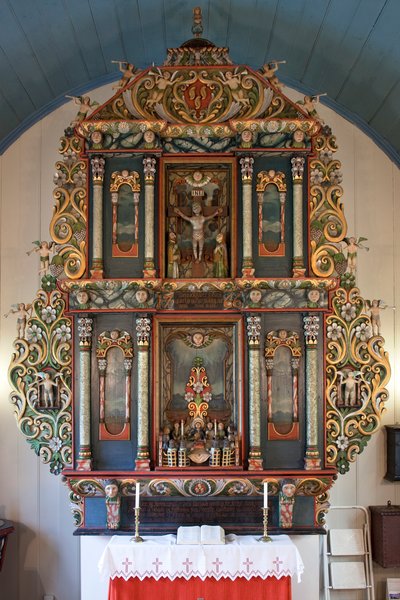 Altaarstuk, Mo I Rana kerk, 1765 door Norwegian School