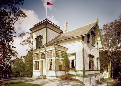 Huis van Edvard Grieg door Norwegian School