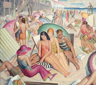 Op Rehoboth Beach, Delaware door Norwood MacGilvary