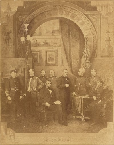 Unie commandanten door Notman Photograph Company