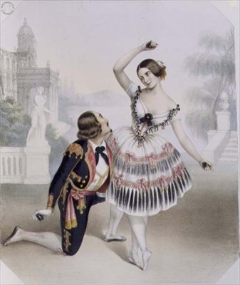 Fanny Cerrito (1817-1909) en S. Leon van Her Majesty