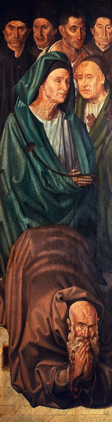 Paneel van vissers, detail van Polyptiek van Sint Vincent door Nuno Goncalves or Gonzalvez