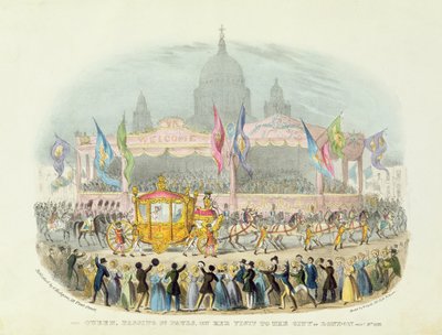Koningin Victoria passeert St. Paul