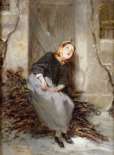De Takkenplukker, 1855 door Octave Tassaert