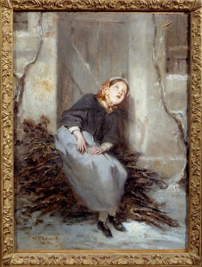 De houtdrager door Octave Tassaert