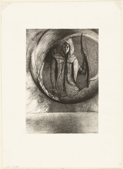 En verder, het astrale idool, de apotheose, plaat 2 van 6 door Odilon Redon