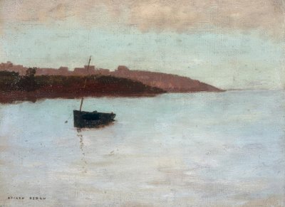 Vissersboot door Odilon Redon