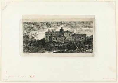 Kapel en pelgrimsoord in Harambeltz (Basses-Pyrénées) door Odilon Redon