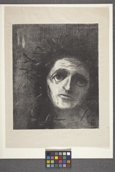 Christus door Odilon Redon
