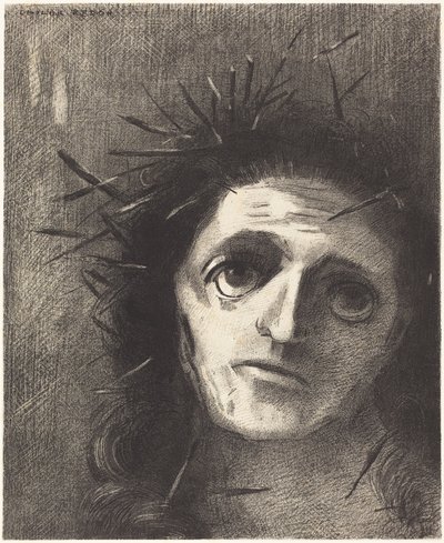 Christus door Odilon Redon