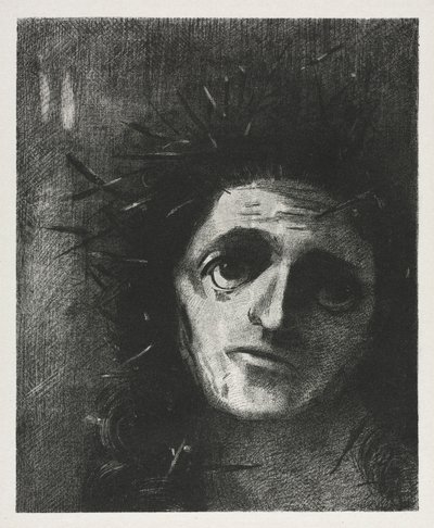 Christus, 1887 door Odilon Redon