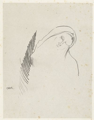 De slaap door Odilon Redon