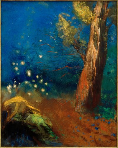 De dood van Boeddha door Odilon Redon