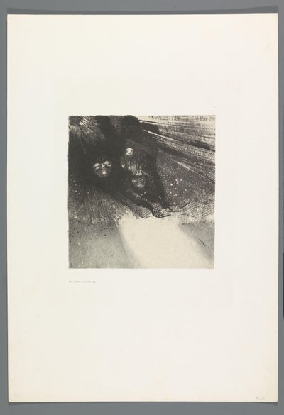 Des larves si hideuses door Odilon Redon