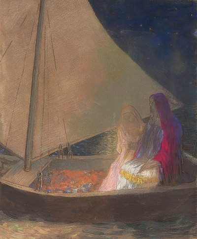 De bark door Odilon Redon