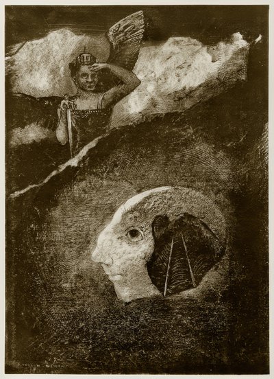 Het voorgeborchte door Odilon Redon