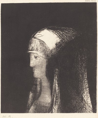 Druidesse door Odilon Redon
