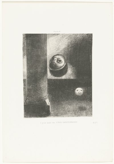 Er waren ook embryonale wezens door Odilon Redon