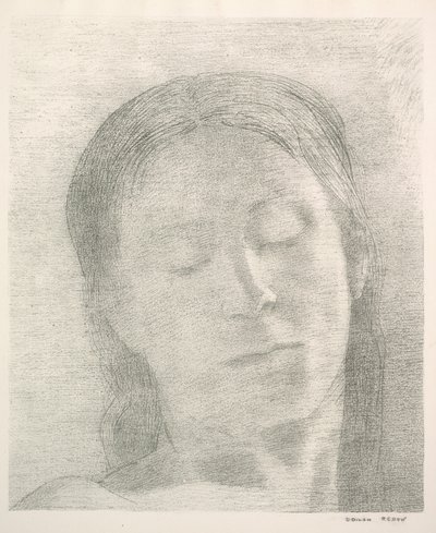 Ogen Gesloten door Odilon Redon