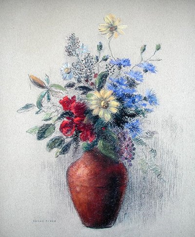 Bloemen door Odilon Redon