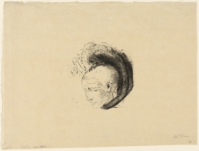 Frontispice voor Le mouvement idéaliste en peinture door André Mellerio door Odilon Redon