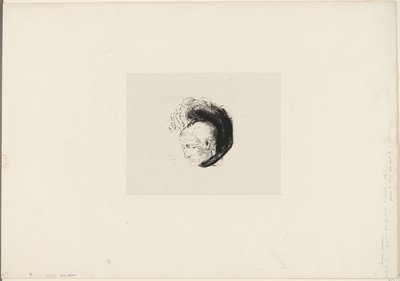 Frontispice voor Le mouvement idéaliste en peinture (De Idealistische Beweging in de Schilderkunst) door André Mellerio door Odilon Redon