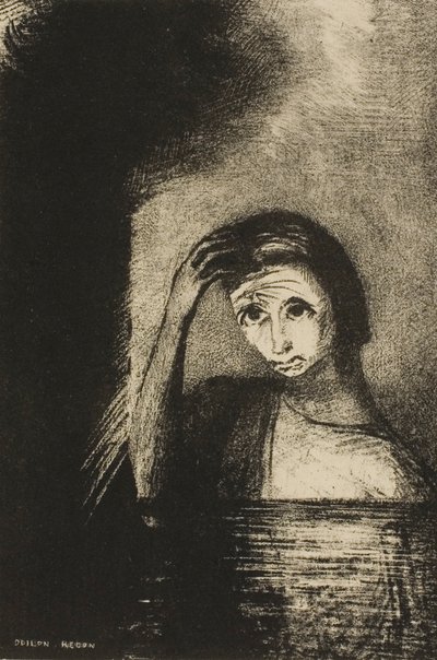 Frontispice uit Emile Verhaerens Les Debacles door Odilon Redon