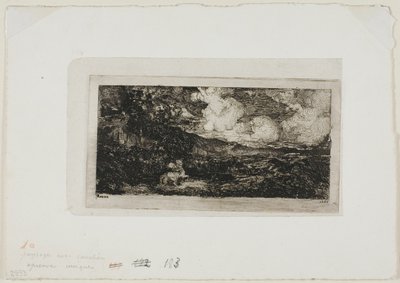 Galopperende ruiter door Odilon Redon