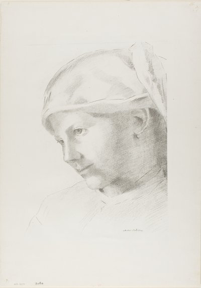 Meisje door Odilon Redon