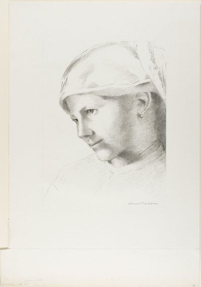 Meisje door Odilon Redon